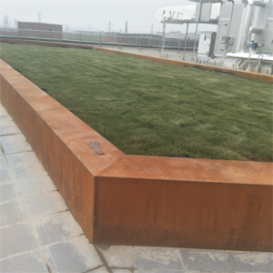 固安耐候钢花池围边